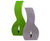 Curvy Swan - sculptural organic form fibreglass planter 0