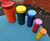Rainbow Sambas - outdoor playground drums 7