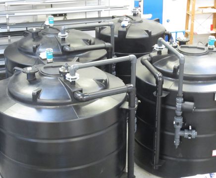 Industrial storage tanks 1.5-2.0 SG (150-30,000L)