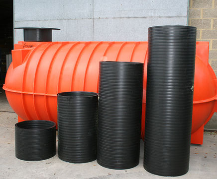 Underground tanks for water storage (2500-10000 litres)