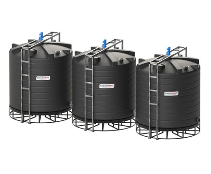 Effluent and sludge tanks