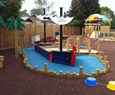 JungleMulch play area bonded rubber mulch and chippings