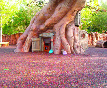 JungleMulch bonded rubber mulch and chippings