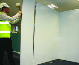 Hoardfast Standard uPVC temporary internal hoarding | Westgate Global ...