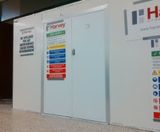 Hoardfast Flamescreen - modular flame-retardant temporary screening - on this page