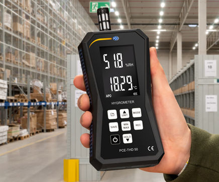 PCE-THD 50 thermo hygrometer to measure temperature and humidity