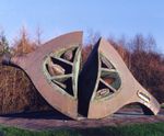 Time Vessel copper seed pod sculpture