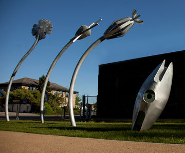 Waterland sculptures - Bulwell Riverside, Nottingham