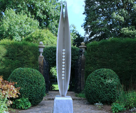 Large Seeds - stainless steel sculpture
