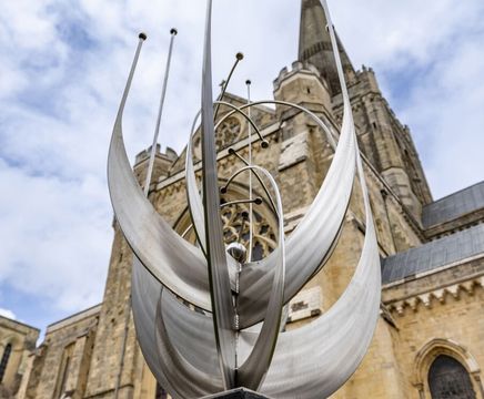Rising from Chaos sculpture - Chichester Cathedral