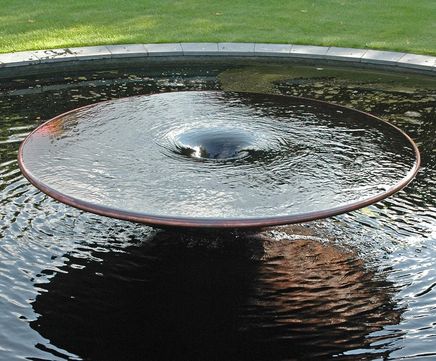 Whirlpool water sculpture