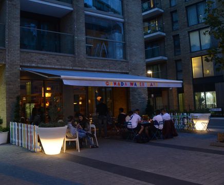 Light Up Planters at Canada Water Cafe! 