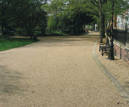StonePour® bound surfacing