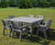 Crews 100% recycled plastic table and chairs dining set 1