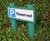 100% recycled plastic sign post 1