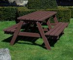 100% recycled plastic standard picnic table