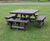 100% Recycled Plastic Square Picnic Table 1