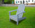 100% Recycled Plastic Recliner Chair and Footstool 1