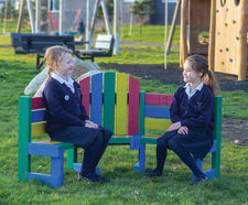 Buddy Bench - 100% recycled plastic school bench