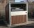 Recycled plastic and steel wheelie bin storage unit 0
