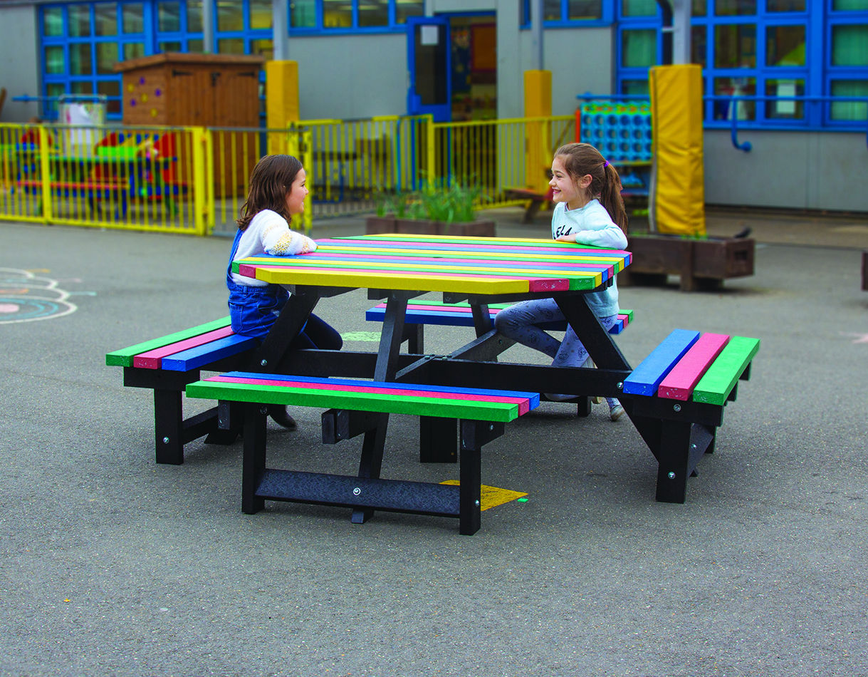 Images For Junior Octagonal Recycled Plastic Picnic Table   684013 1663767022706 PF 