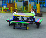 Junior - recycled plastic octagonal picnic table