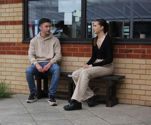Backless Bench - 100% recycled plastic