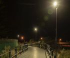 Stealth solar-powered lantern for parks, roads and paths