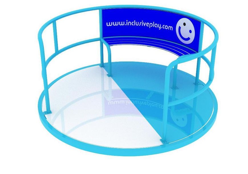 Wheelspin Inclusive Play Roundabout Jupiter Play ESI External Works