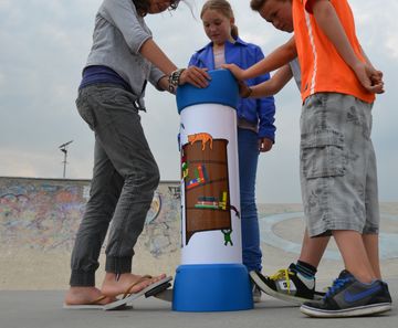 Audionetic inclusive, interactive sound post for play areas