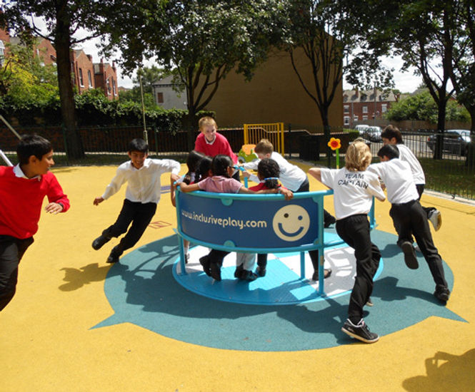 Wheelspin Inclusive Play Roundabout Jupiter Play