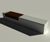 Woodline - contemporary straight concrete and wood bench 8