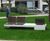 Touquet Collection - concrete and wood public outdoor benches 4