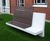 Touquet Collection - concrete and wood public outdoor benches 6