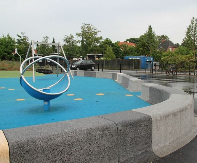 Bench Playround - modular concrete playground seating for public spaces