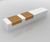 Woodline - contemporary straight concrete and wood bench 6