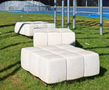 Bench Soft Seat - freestanding, cast stone - on this page
