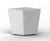 Paperboat Bollard -  geometric concrete pathway barrier and seat 2