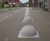 Bollard Semi - concrete half-sphere bollard 1