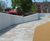 Concrete architectural retaining walls for high school 0