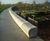Architectural concrete park seating, L’Orée du Bois (F) 1
