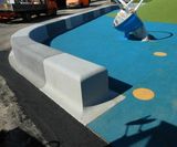 Custom concrete bench - play area, Genofte (DK) - on this page