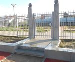 Bespoke columns, benches and steps – playpark,St Ouen(F)