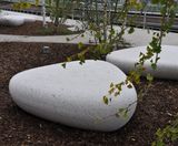 Galet architectural cast stone seats - City of Charleroi - on this page
