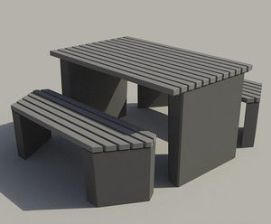 Butch bench & table