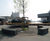 Large circular precast concrete bench 2