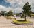 Large circular precast concrete bench 4