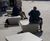 Cast stone seating for Rive Gauche commercial centre 1