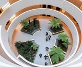 Concrete benches and planters for RIBA award building - on this page
