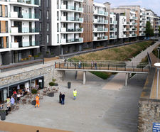 Large-format concrete slabs for Brunel Mile, Bristol 